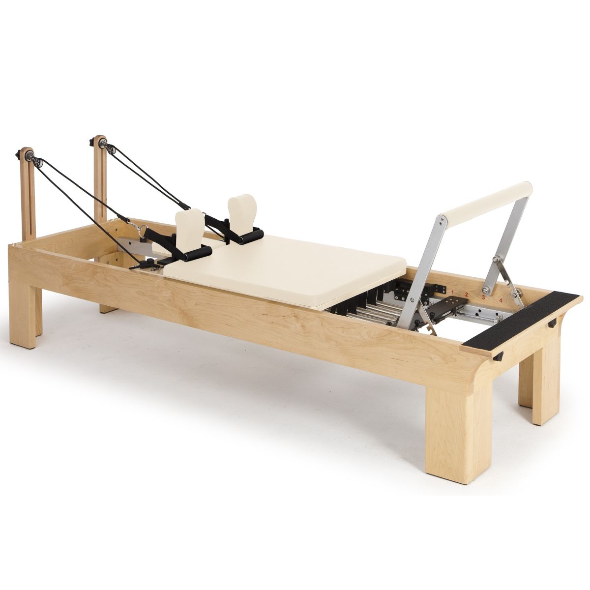 Elina Pilates Wooden Reformer Bundle - Rock Maple, Adjustable Pulleys, Jump Board & More -  product_vendor - Peak Primal Wellness