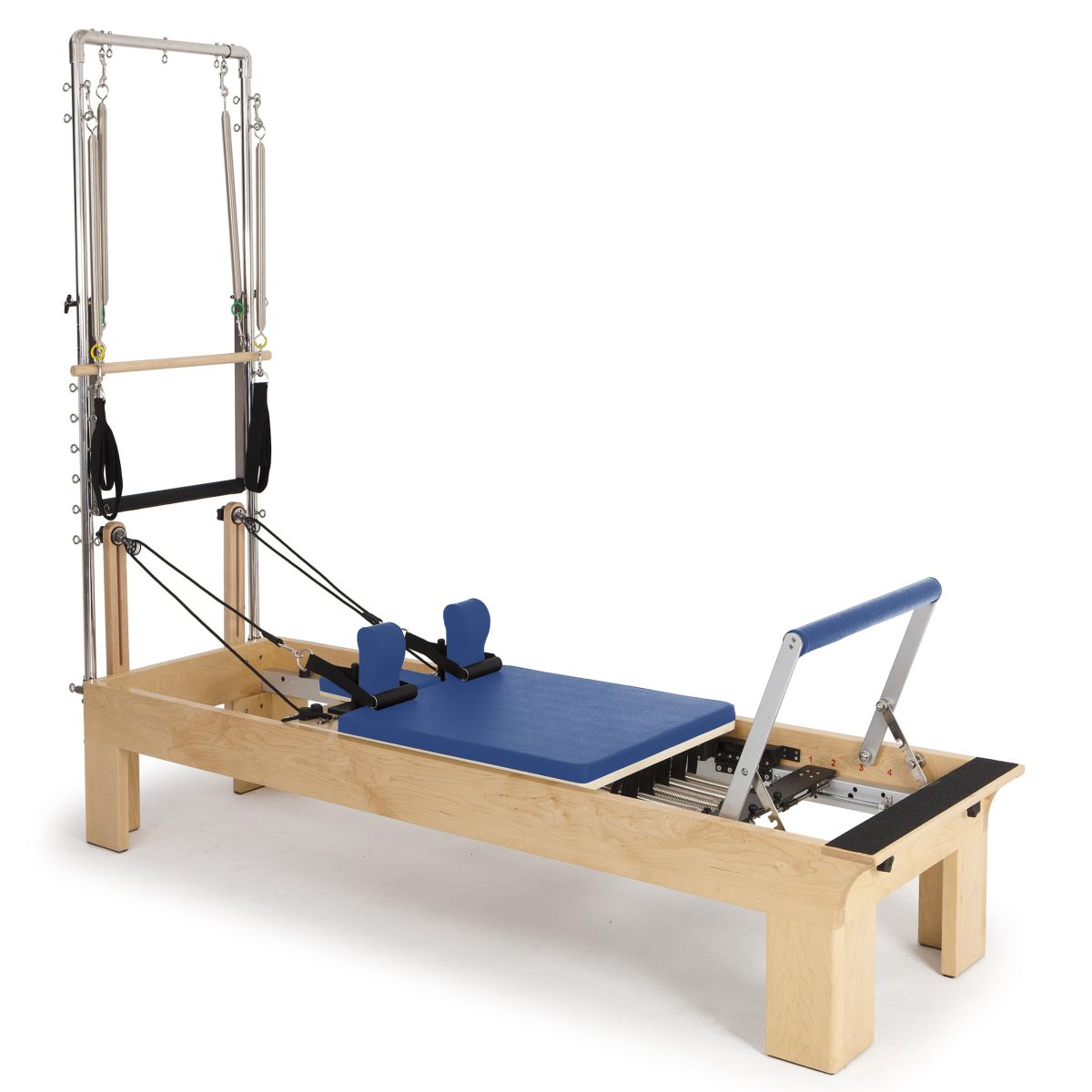 Elina Pilates Wooden Reformer with Tower - Adjustable Height, Durable Rock Maple, Versatile for All Levels -  product_vendor - Peak Primal Wellness