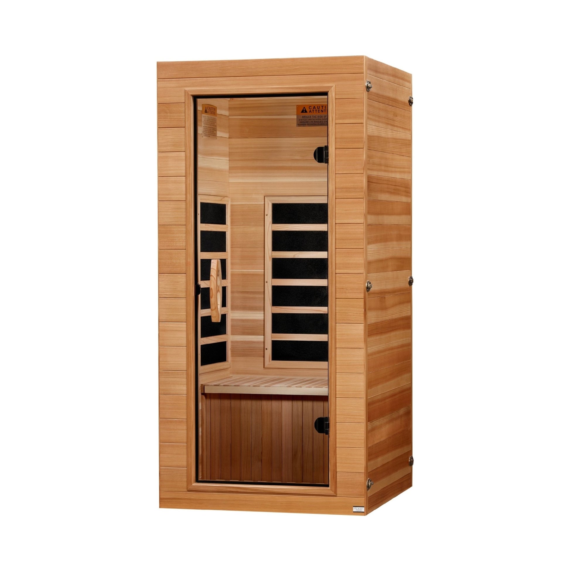 ***New 2026 Model*** Dynamic Saunas 1 Person (Compact) Ultra Low EMF FAR Infrared Sauna (DYN - 1201 - 01 Elite) -  product_vendor - Peak Primal Wellness