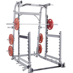 Steelflex NOPR Olympic Press Rack for versatile strength training, ideal for home or commercial use, featuring multiple exercise options and storage solutions.