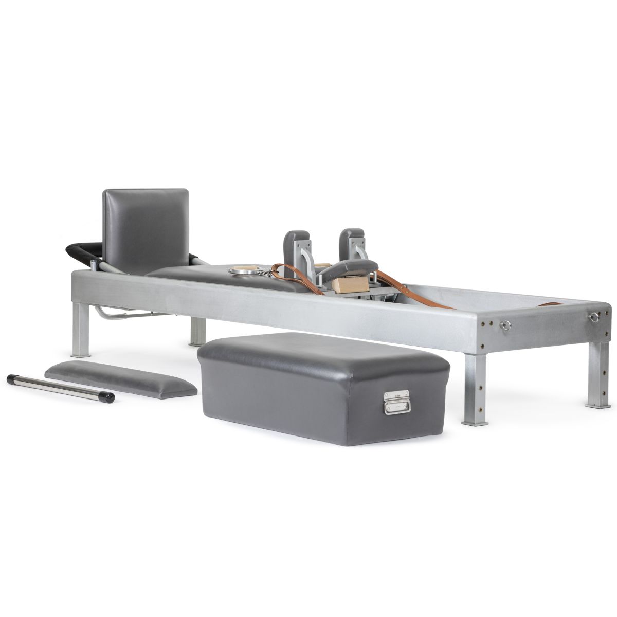 Elina Pilates® 86" Classic Aluminum Reformer Bundle with Adjustable Resistance & Authentic Features -  product_vendor - Peak Primal Wellness
