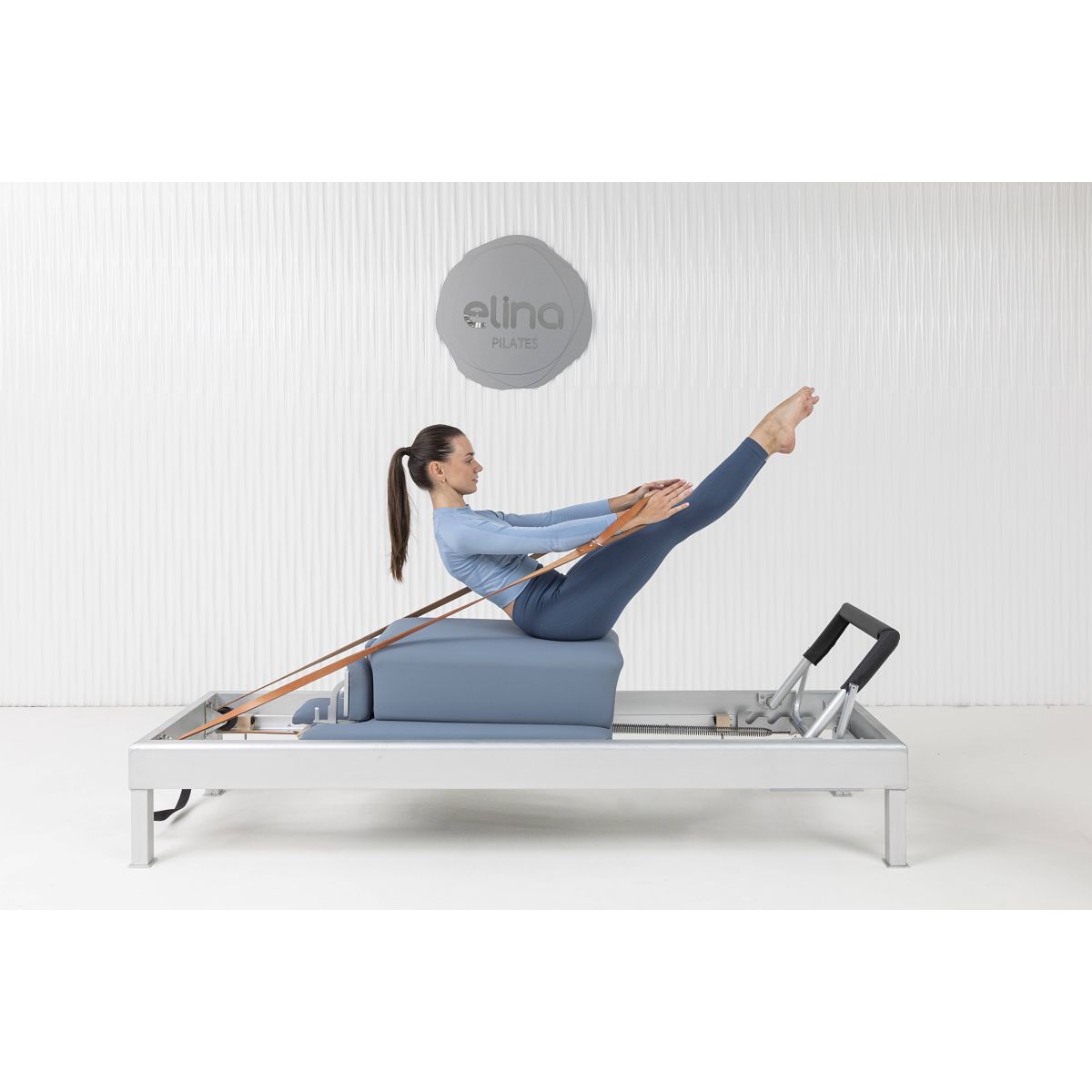 Elina Pilates® 86" Classic Aluminum Reformer Bundle with Adjustable Resistance & Authentic Features -  product_vendor - Peak Primal Wellness
