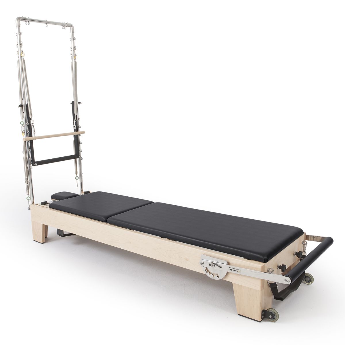 Elina Pilates Wood Reformer ELITE with Tower - Premium Maple, Adjustable Resistance & Quiet Glide -  product_vendor - Peak Primal Wellness
