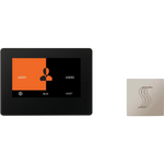 Display of ThermaSol TT7-SVSQ ThermaTouch Control demonstrating user-friendly touchscreen interface for steam control, temperature, and lighting.