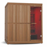 Finnmark FD - 5 Trinity XL 4 Person Infrared & Steam Sauna Combo - 75"W x 64"D - Medical Grade Red Light Therapy - product_vendor - Peak Primal Wellness