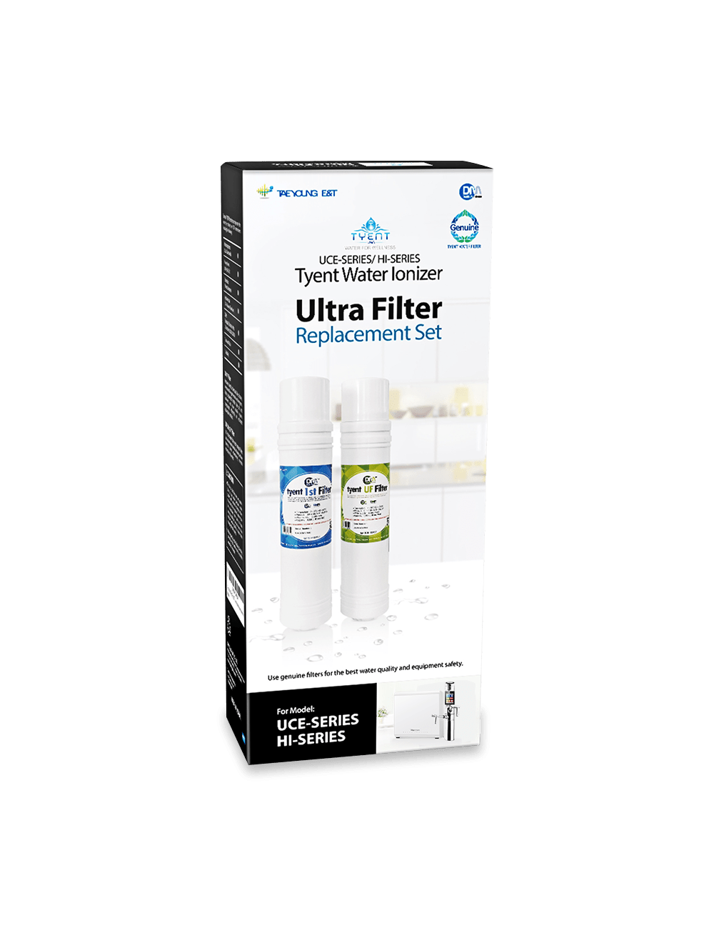 Tyent UCE Series Ultra PLUS Dual Filter Replacement Set - 0.01 Micron Purity, NSF Certified -  product_vendor - Peak Primal Wellness