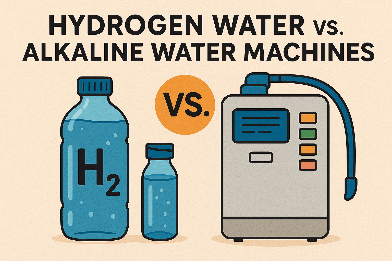 Hydrogen Vs Alkaline Water Machine: Complete Comparison Guide - Peak Primal Wellness