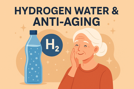 Hydrogen Water & Anti Aging: Science-Backed Benefits for Youthful Skin and Cellular Health - Peak Primal Wellness