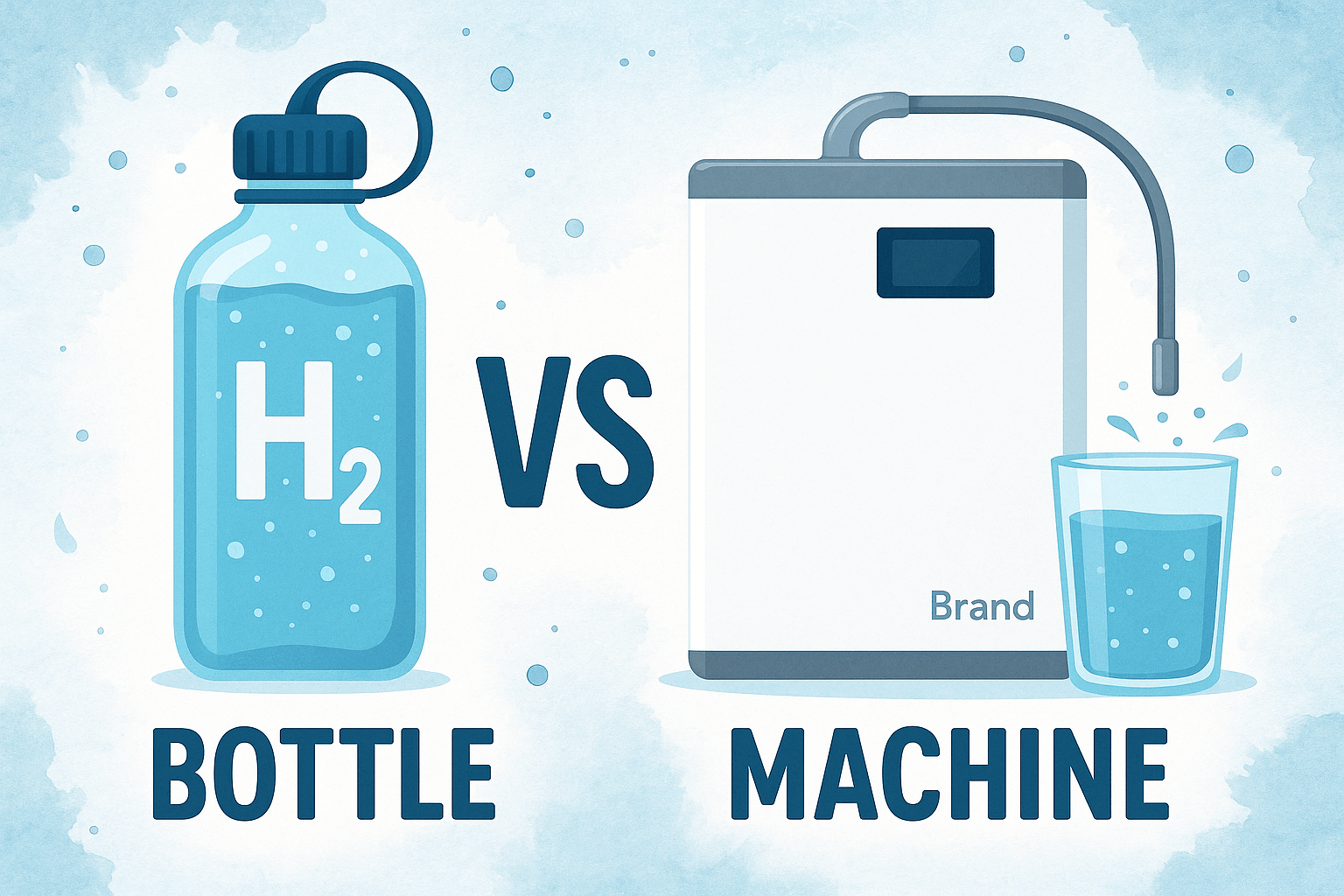 Hydrogen Water Bottle Vs Machine: Which Option Delivers Better Health Benefits? - Peak Primal Wellness