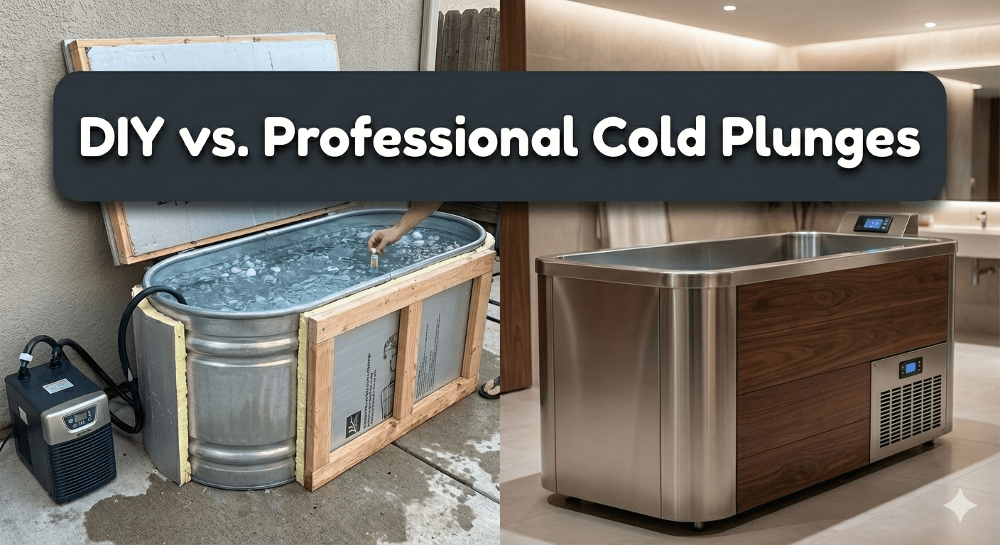 DIY Cold Plunge vs. Professional Units - Peak Primal Wellness