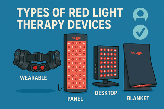 Types of Red Light Therapy Devices - Peak Primal Wellness