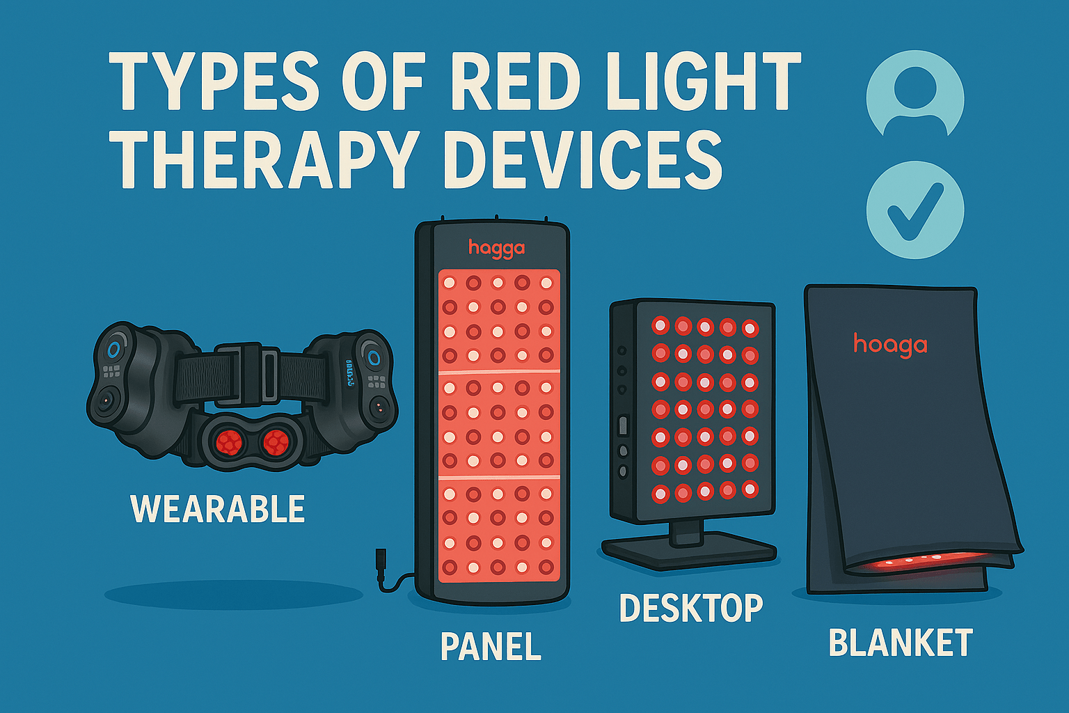 Types of Red Light Therapy Devices - Peak Primal Wellness