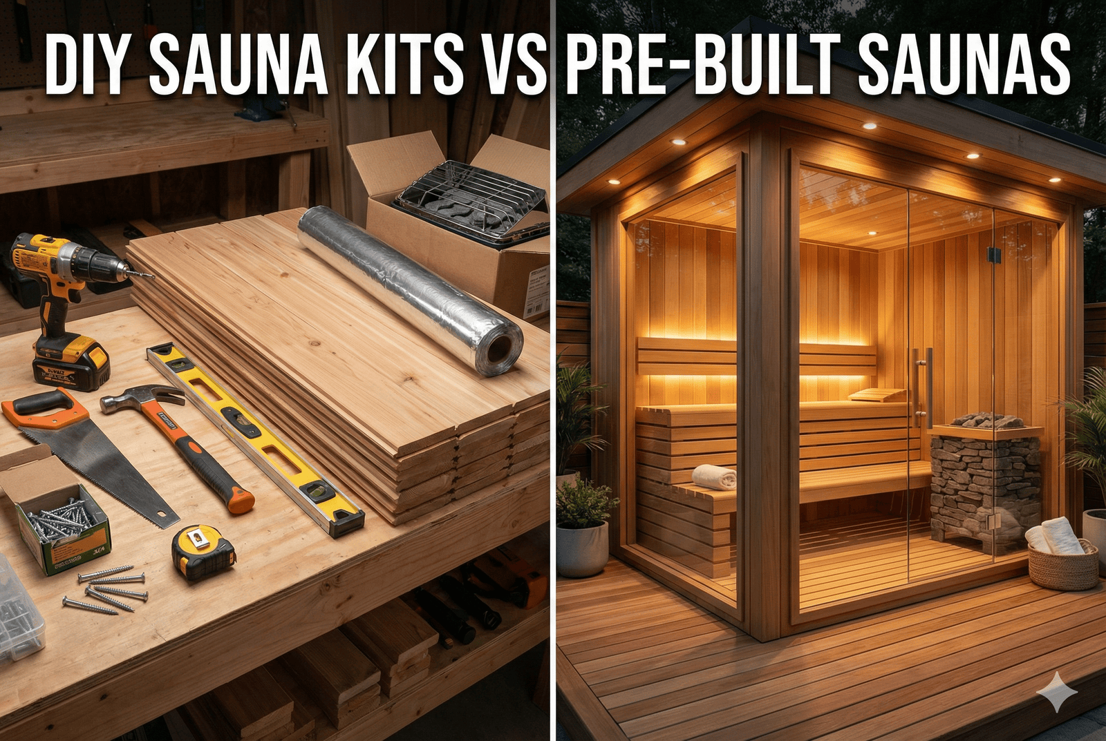 DIY Sauna Kits vs Pre-Built Saunas: Which Option Delivers Better Value for Your Home - Peak Primal Wellness
