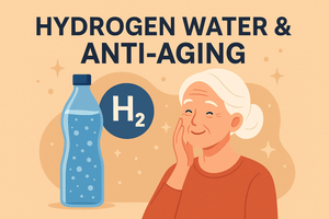 Hydrogen Water & Anti Aging: Science-Backed Benefits for Youthful Skin and Cellular Health - Peak Primal Wellness