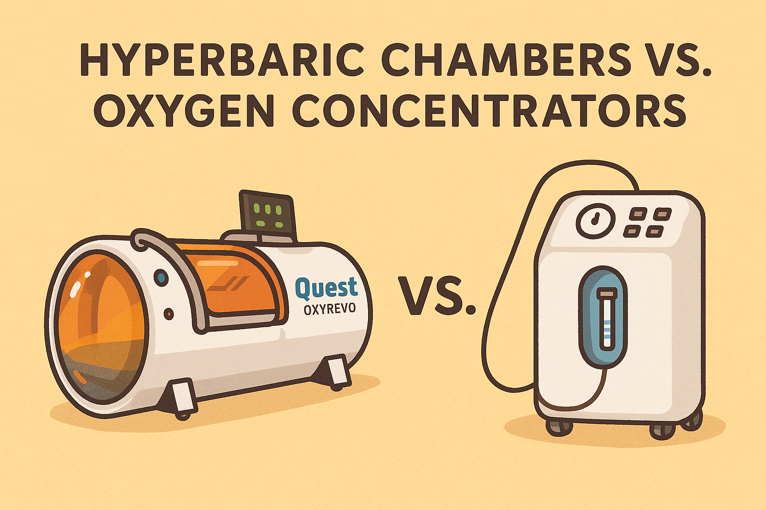 hyperbaric chambers vs oxygen concentrators