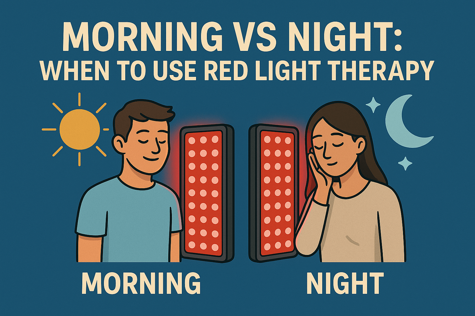 Morning vs Night: When to Use Red Light Therapy - Peak Primal Wellness