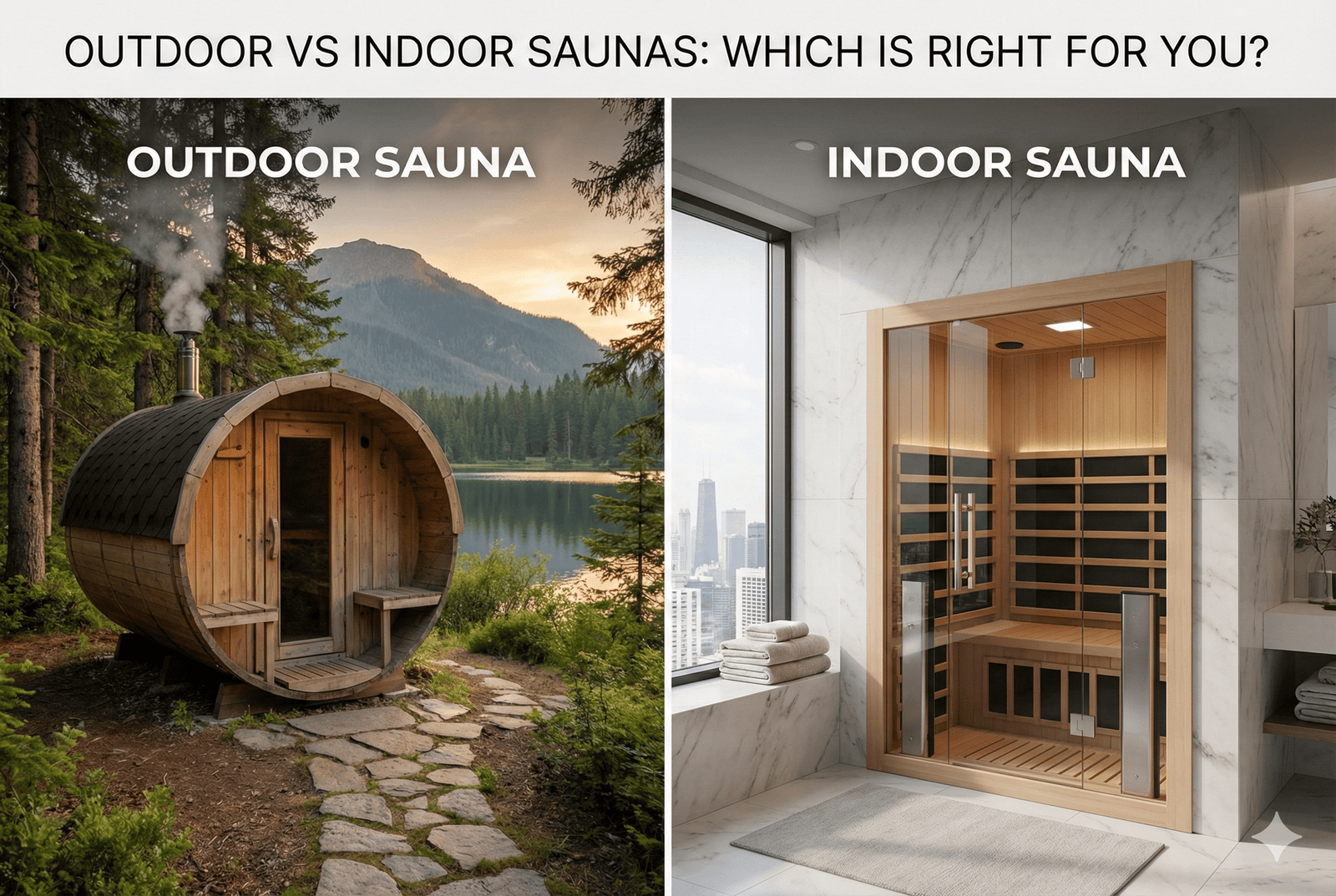 Outdoor vs. Indoor Saunas: Which Setup Is Right for You? - Peak Primal Wellness