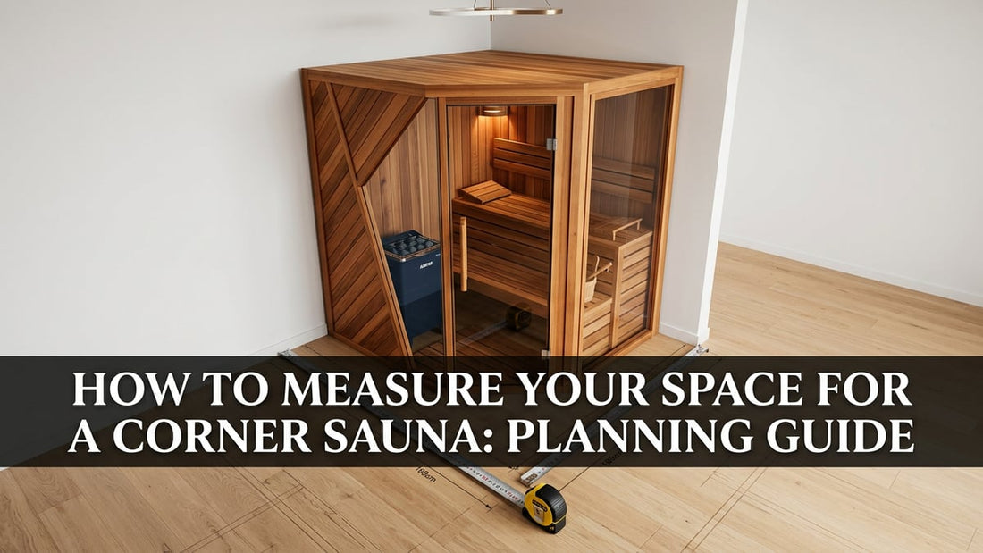 How to Measure Your Space for a Corner Sauna: Planning Guide - Peak Primal Wellness