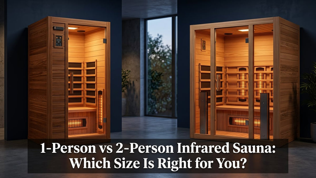 1-Person vs 2-Person Infrared Sauna: Which Size Is Right for You? - Peak Primal Wellness
