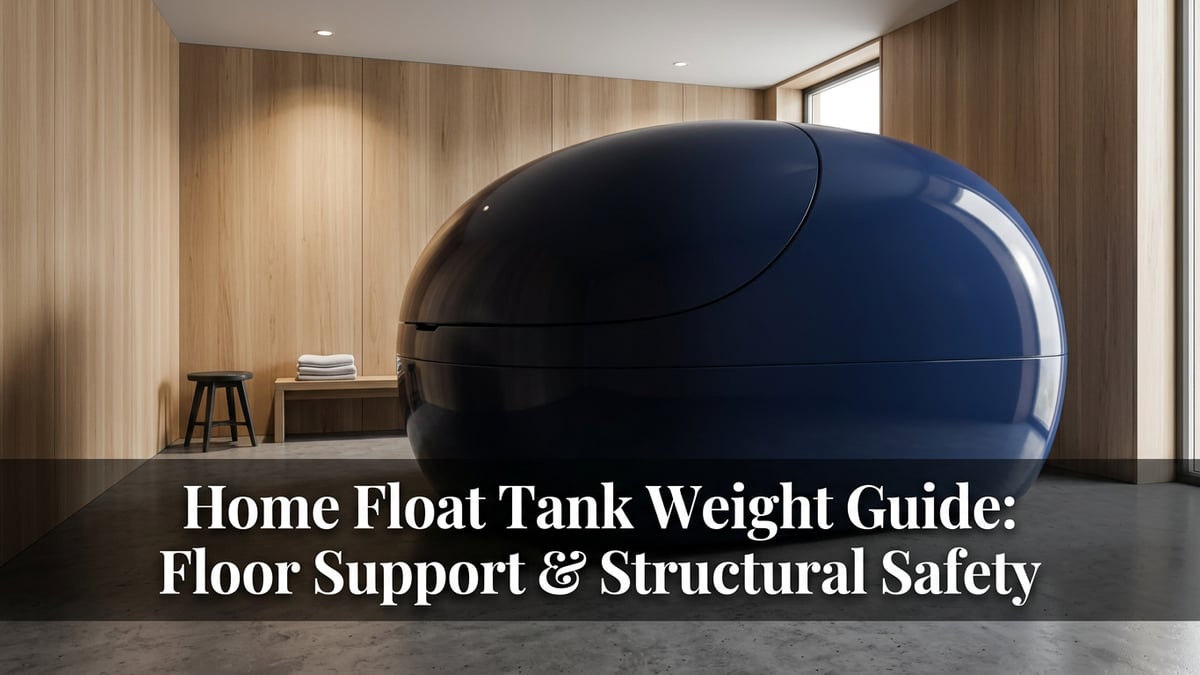 Home Float Tank Weight Guide: Floor Support & Structural Safety