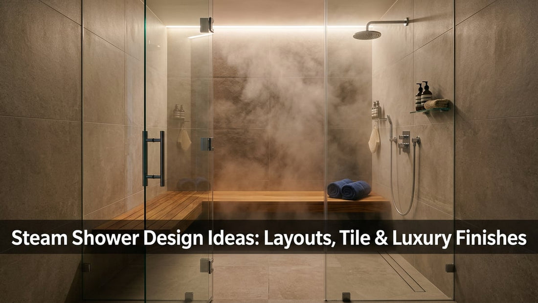 Steam Shower Design Ideas: Layouts, Tile & Luxury Finishes - Peak Primal Wellness