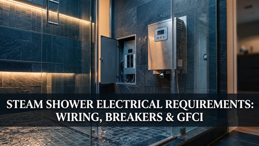 Steam Shower Electrical Requirements: Wiring, Breakers & GFCI - Peak Primal Wellness
