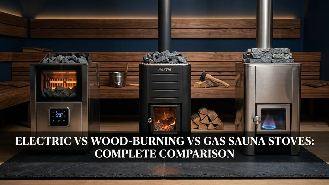Electric vs Wood-Burning vs Gas Sauna Stoves: Complete Comparison - Peak Primal Wellness