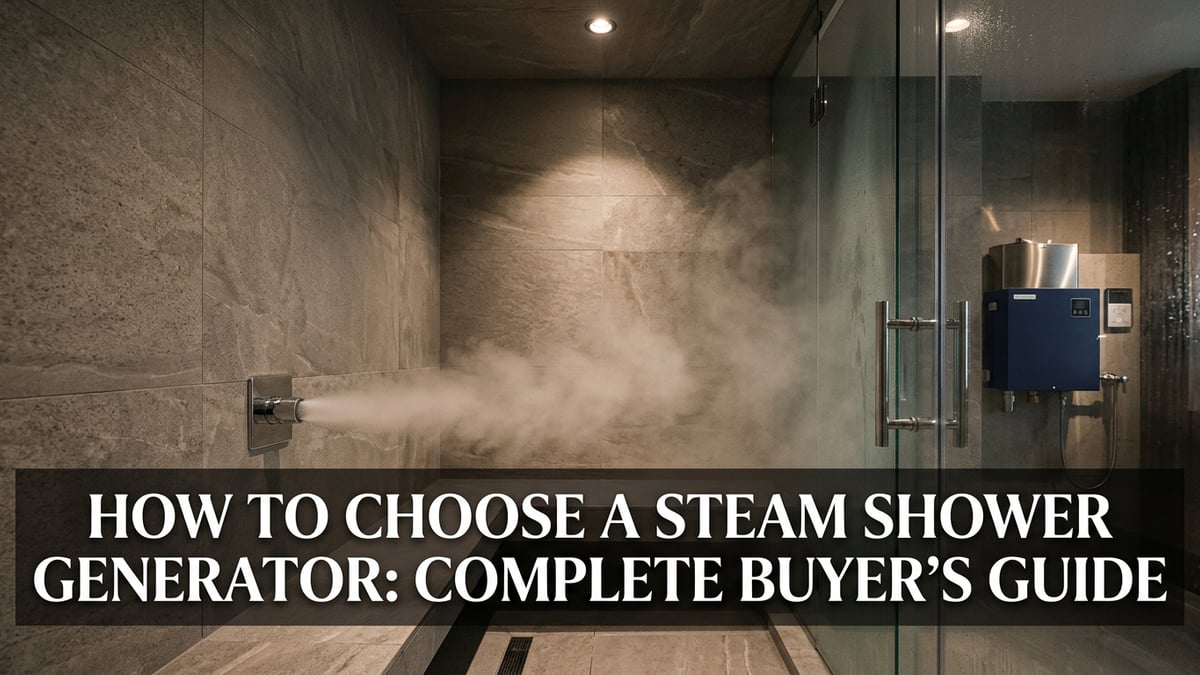 How to Choose a Steam Shower Generator: Complete Buyer's Guide