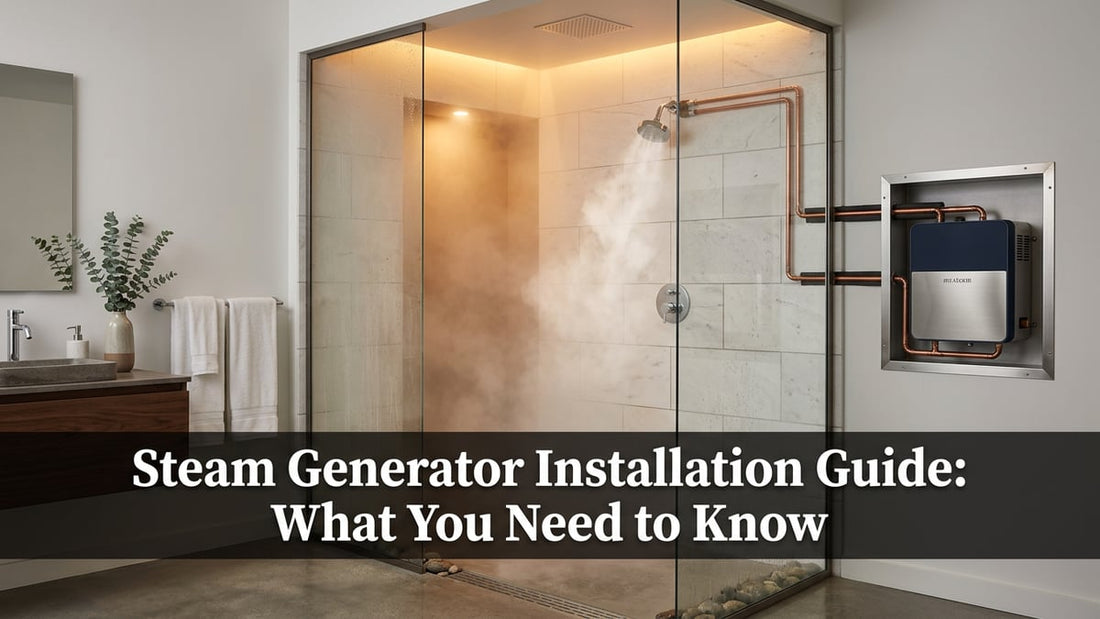 Steam Generator Installation Guide: What You Need to Know - Peak Primal Wellness
