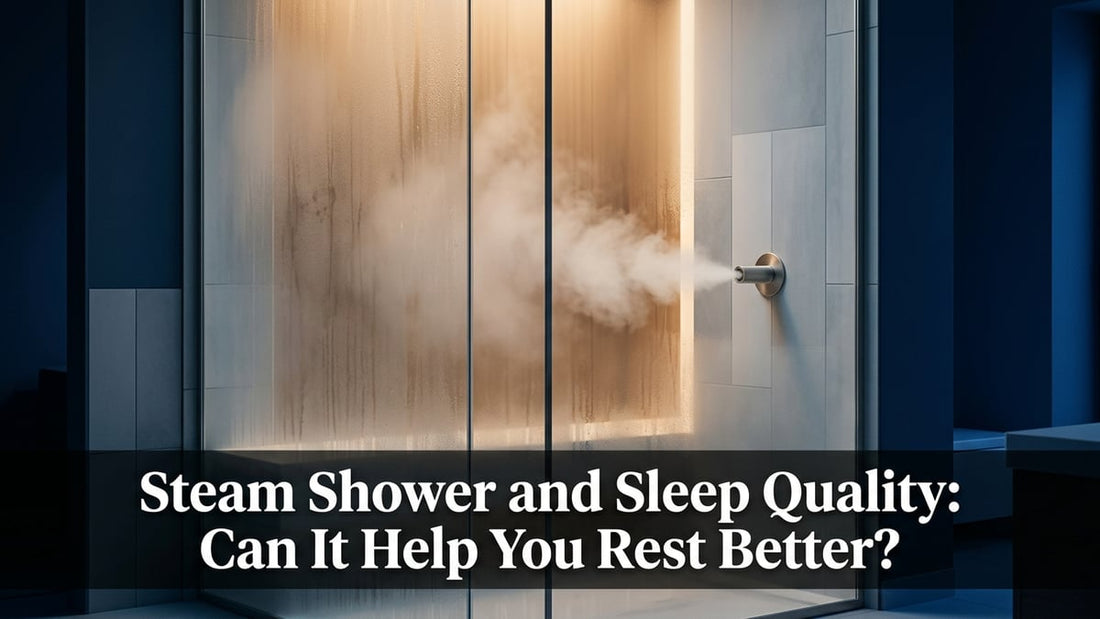 Steam Shower and Sleep Quality: Can It Help You Rest Better? - Peak Primal Wellness