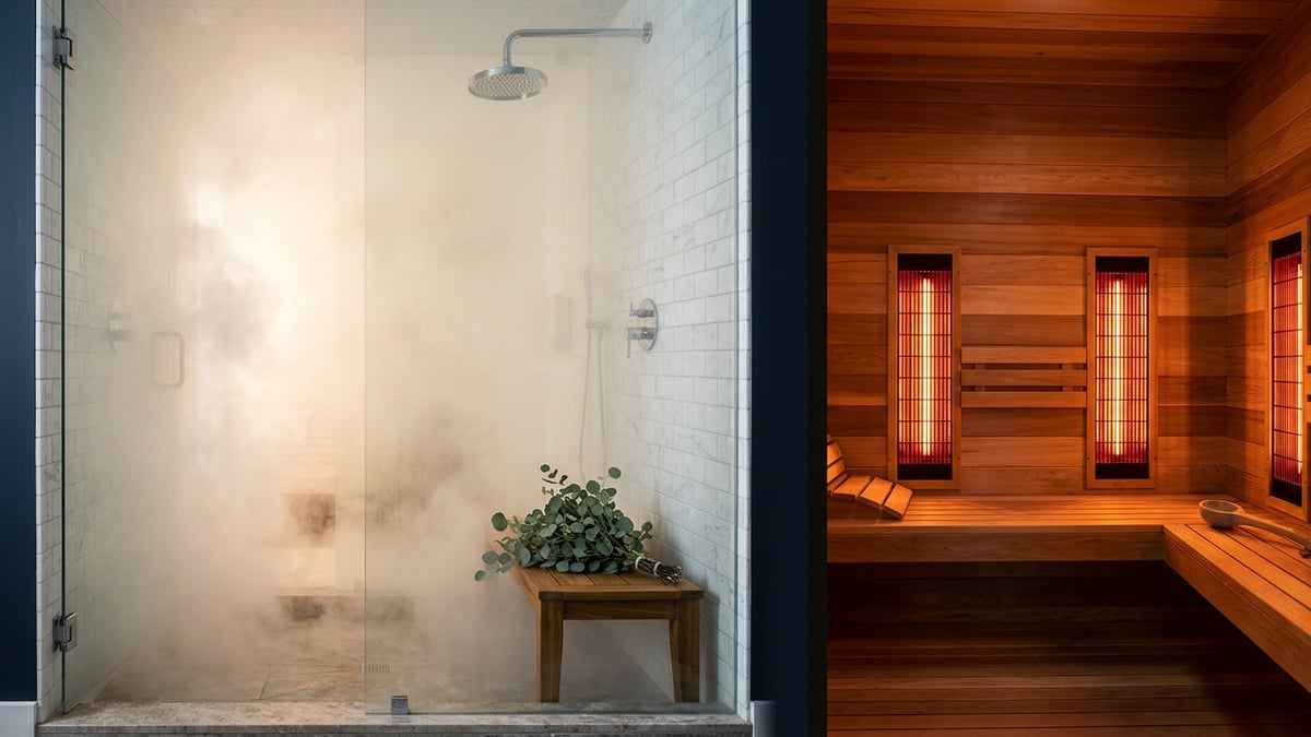 Steam Shower vs Infrared Sauna: Which Is Better for Recovery?
