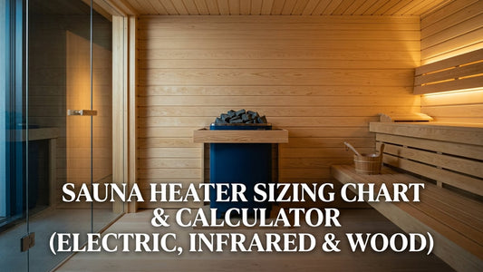 Sauna Heater Sizing Chart & Calculator (Electric, Infrared & Wood) - Peak Primal Wellness