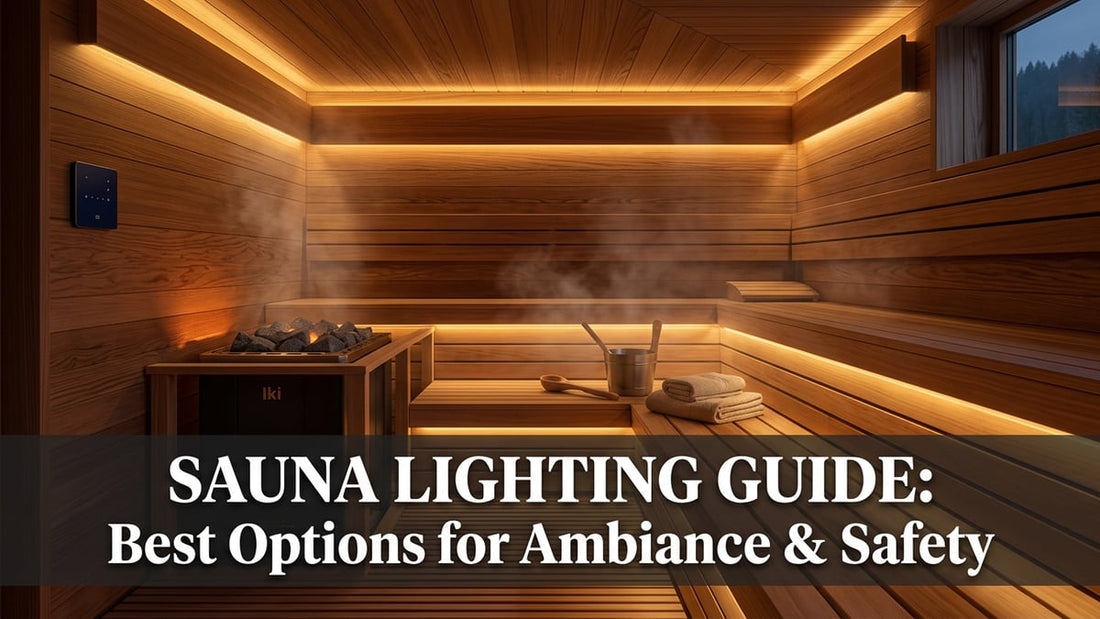 Sauna Lighting Guide: Best Options for Ambiance & Safety - Peak Primal Wellness
