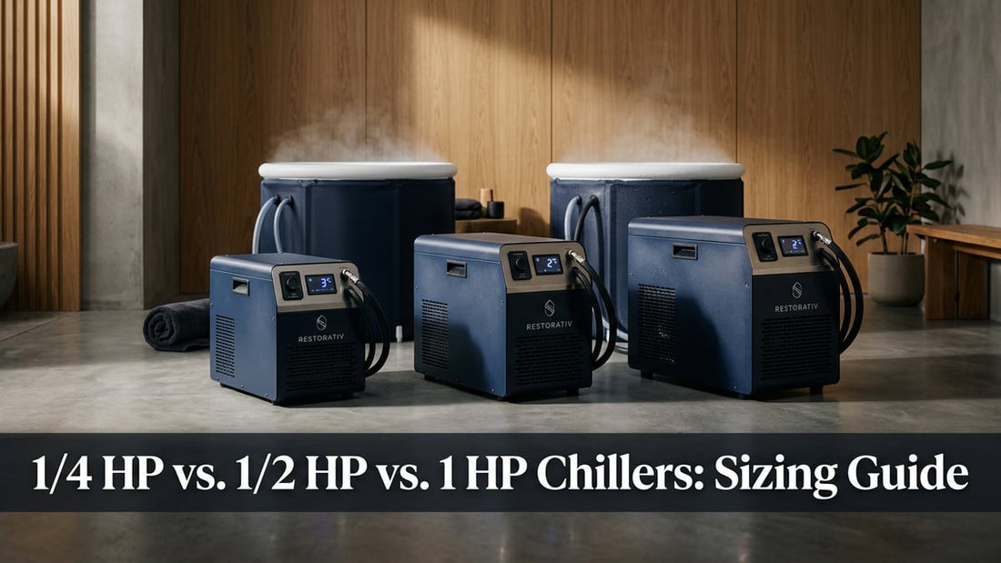 1/4 HP vs. 1/2 HP vs. 1 HP Chillers: Sizing Guide - Peak Primal Wellness