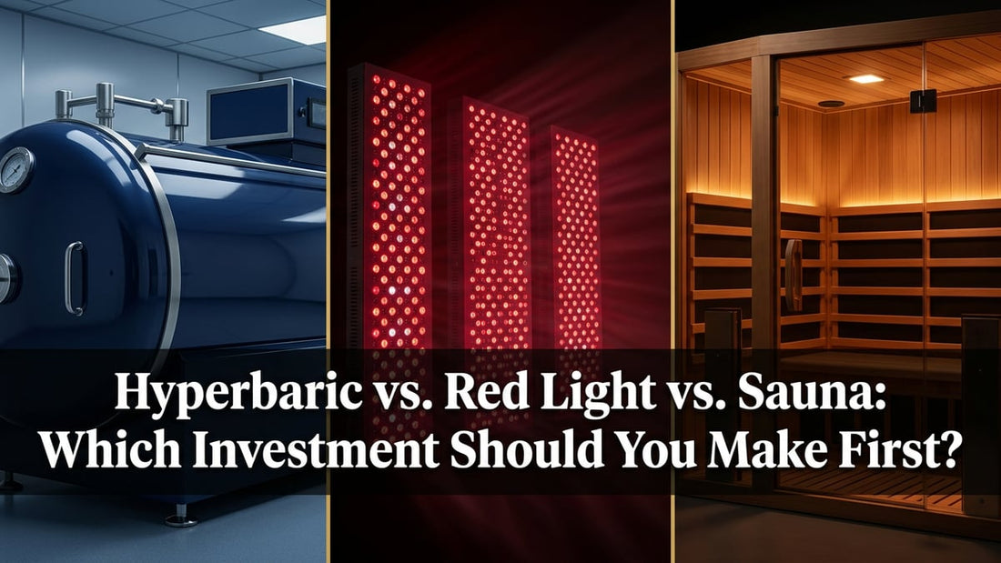 Hyperbaric vs. Red Light vs. Sauna: Which Investment Should You Make First? - Peak Primal Wellness