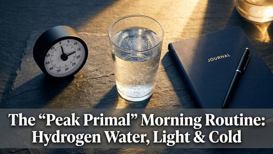 The ""Peak Primal"" Morning Routine: Hydrogen Water, Light & Cold - Peak Primal Wellness