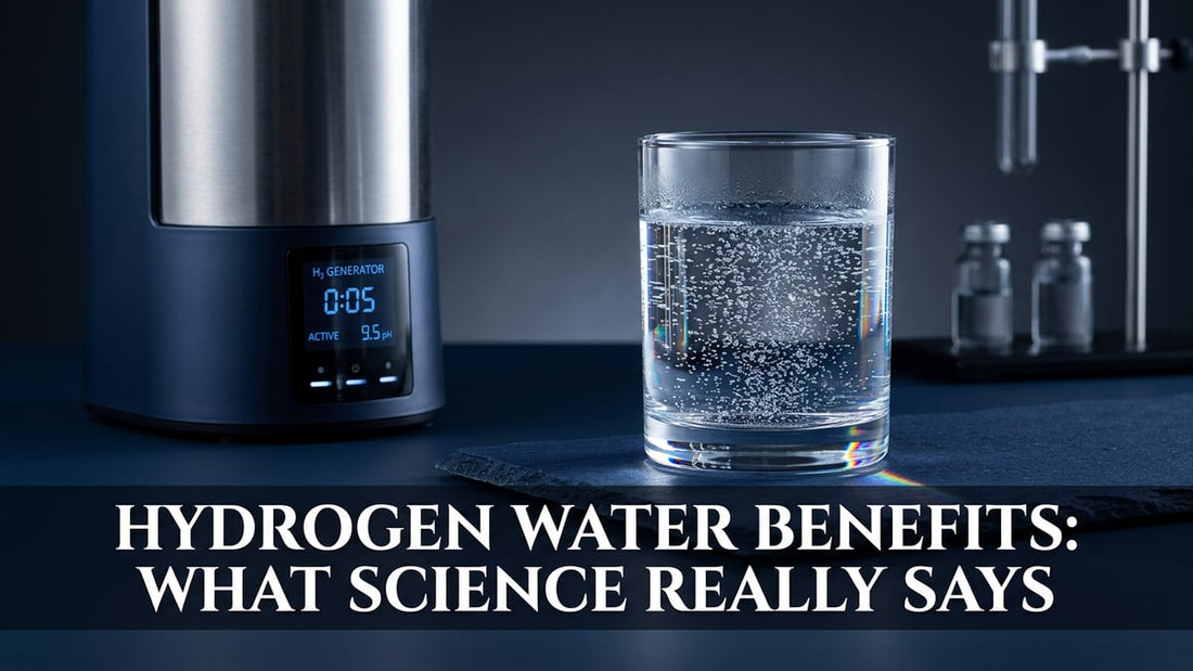Hydrogen Water Benefits: What Science Really Says - Peak Primal Wellness