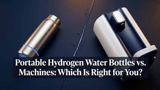 Portable Hydrogen Water Bottles vs. Machines: Which Is Right for You? - Peak Primal Wellness