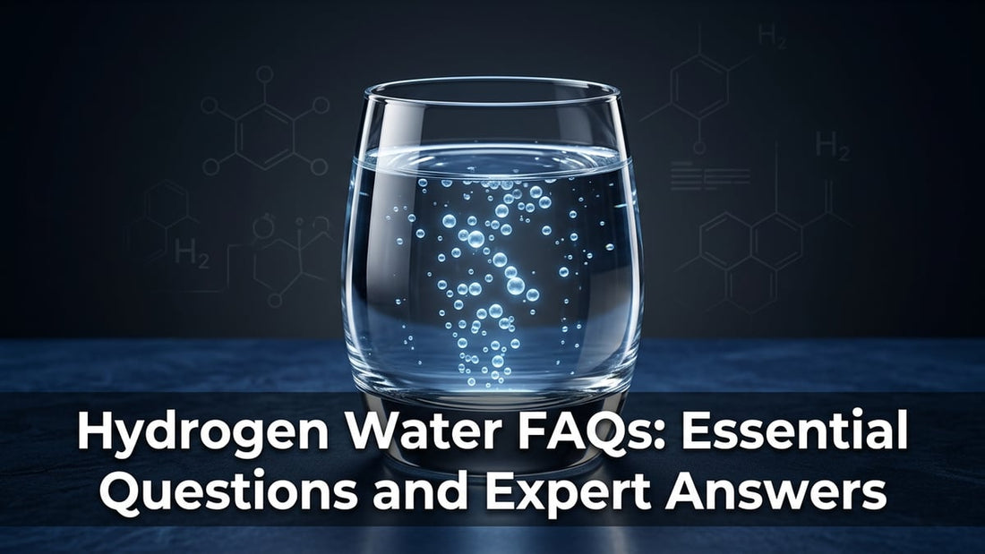 Hydrogen Water FAQs: Essential Questions and Expert Answers - Peak Primal Wellness