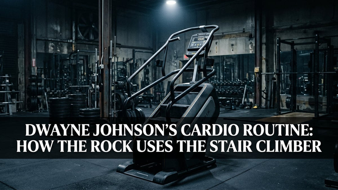 Dwayne Johnson's Cardio Routine: How The Rock Uses the Stair Climber - Peak Primal Wellness