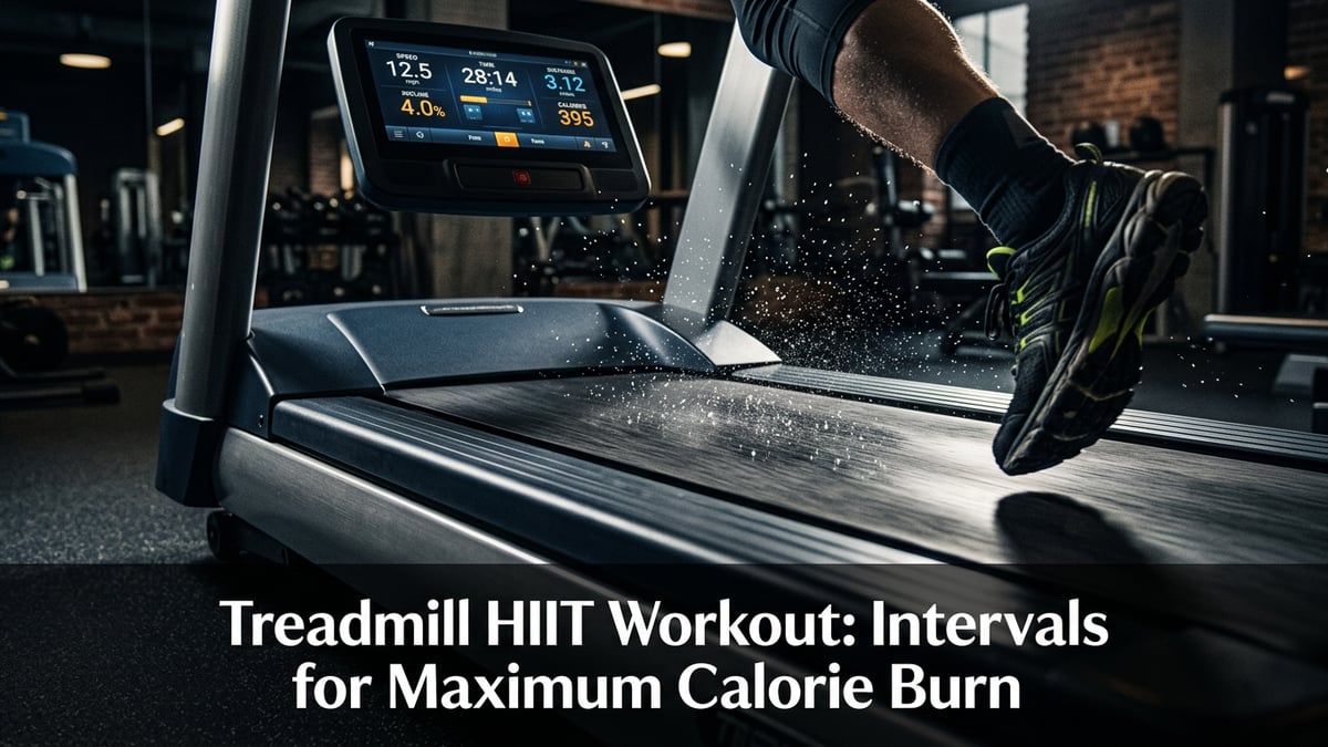 Treadmill HIIT Workout: Intervals for Maximum Calorie Burn