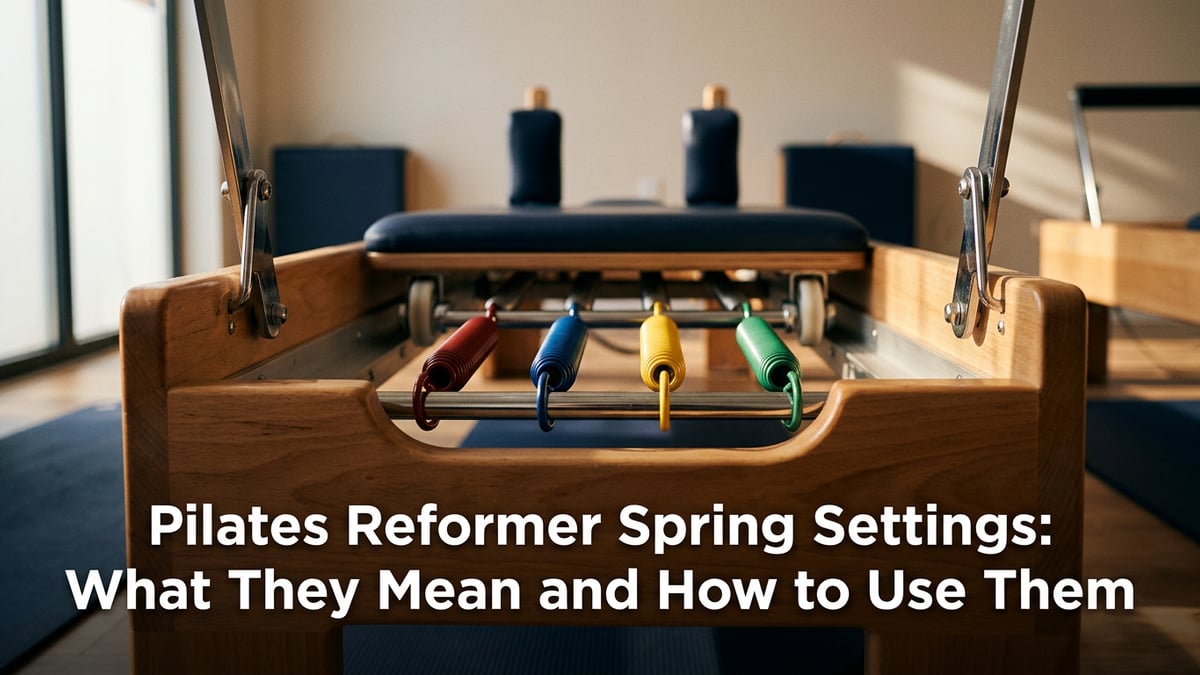 Pilates Reformer Spring Settings: What They Mean and How to Use Them