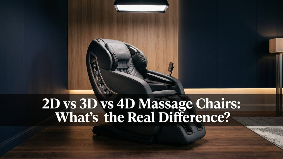 2D vs 3D vs 4D Massage Chairs: What's the Real Difference? - Peak Primal Wellness