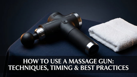 How to Use a Massage Gun: Techniques, Timing & Best Practices - Peak Primal Wellness