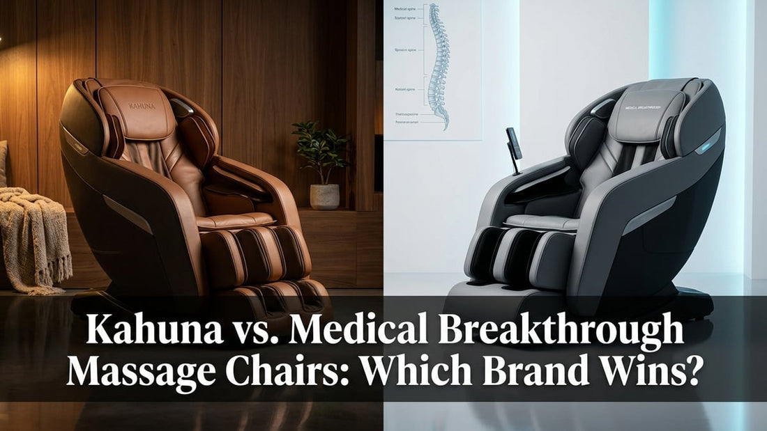 Kahuna vs. Medical Breakthrough Massage Chairs: Which Brand Wins? - Peak Primal Wellness