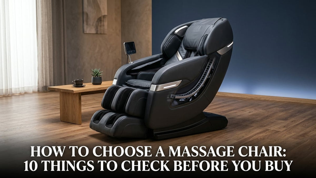 How to Choose a Massage Chair: 10 Things to Check Before You Buy - Peak Primal Wellness