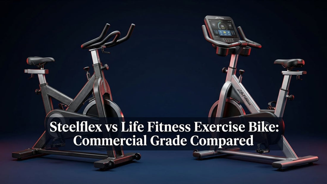Steelflex vs Life Fitness Exercise Bike: Commercial Grade Compared - Peak Primal Wellness