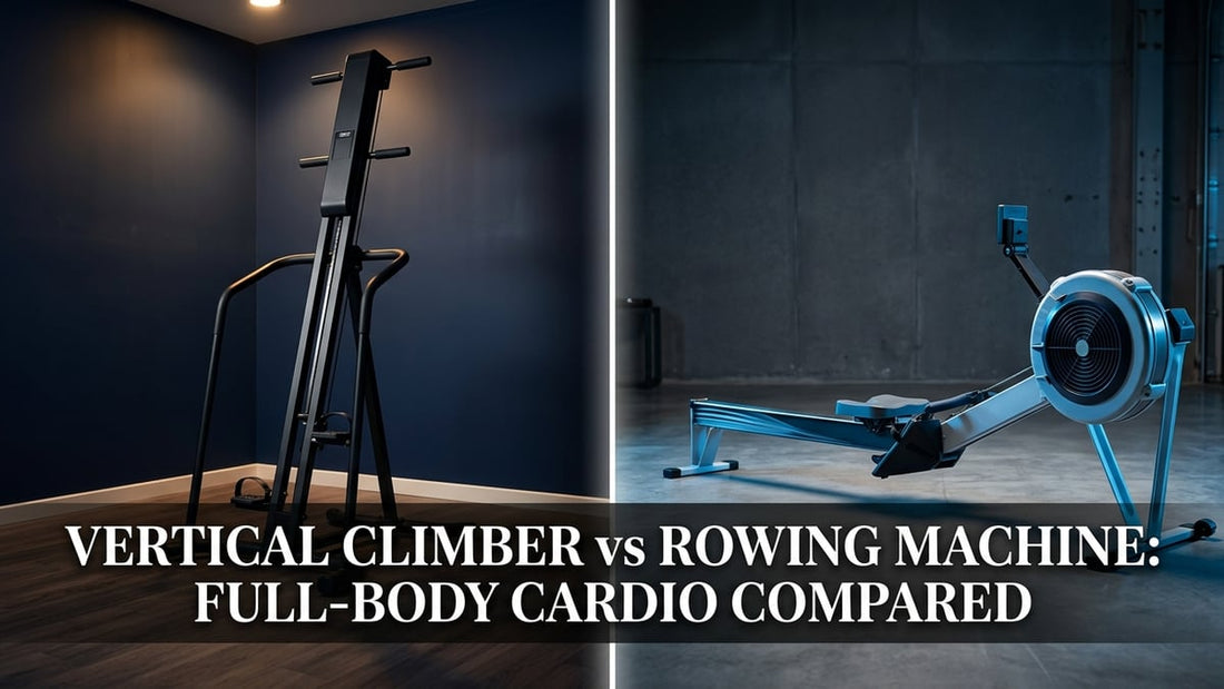 Vertical Climber vs Rowing Machine: Full-Body Cardio Compared - Peak Primal Wellness