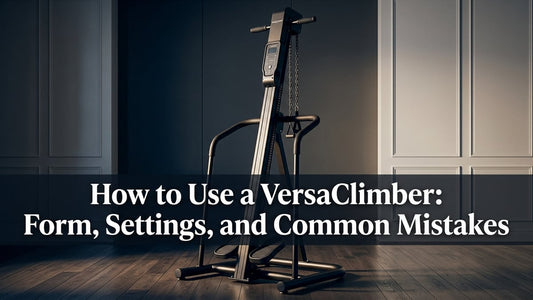 How to Use a VersaClimber: Form, Settings, and Common Mistakes - Peak Primal Wellness