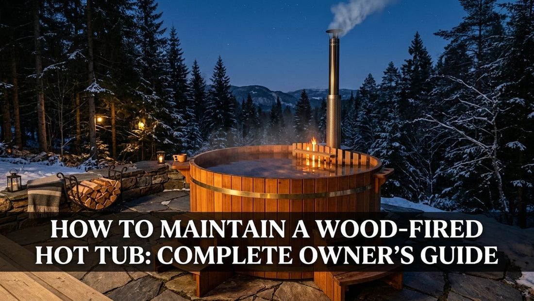 How to Maintain a Wood-Fired Hot Tub: Complete Owner's Guide - Peak Primal Wellness